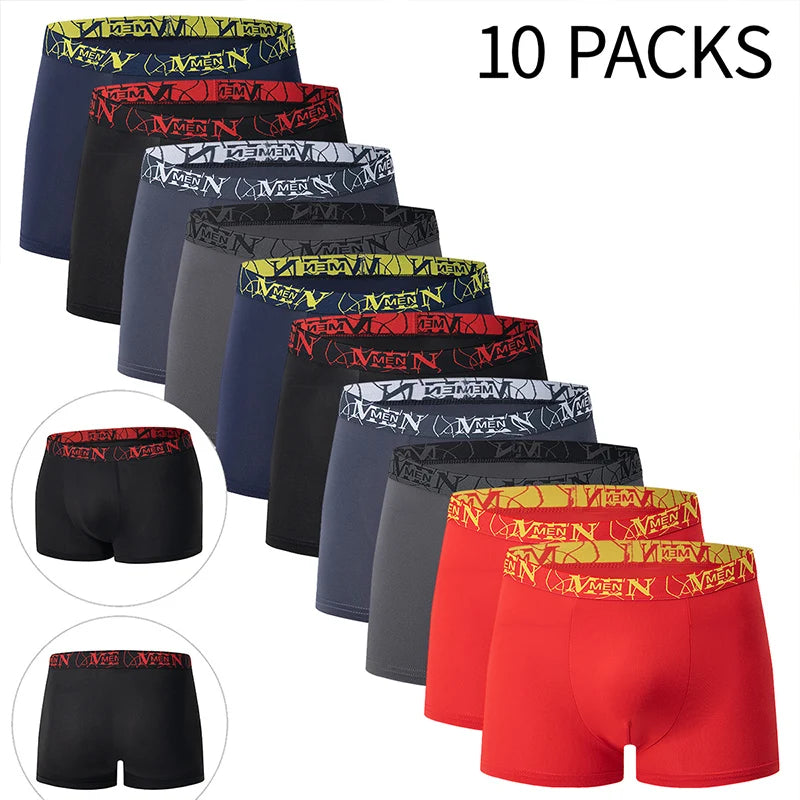 Ropa interior para padres e hijos para hombres y adolescentes, pantalones cortos con estampado Simple y a la moda, pantalones cortos informales con cintura elástica Joker, 4/10 piezas