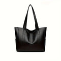 Bolso de mano vintage de gran capacidad, bolso de hombro vegano retro, bolso casual de mujer para ir al trabajo
