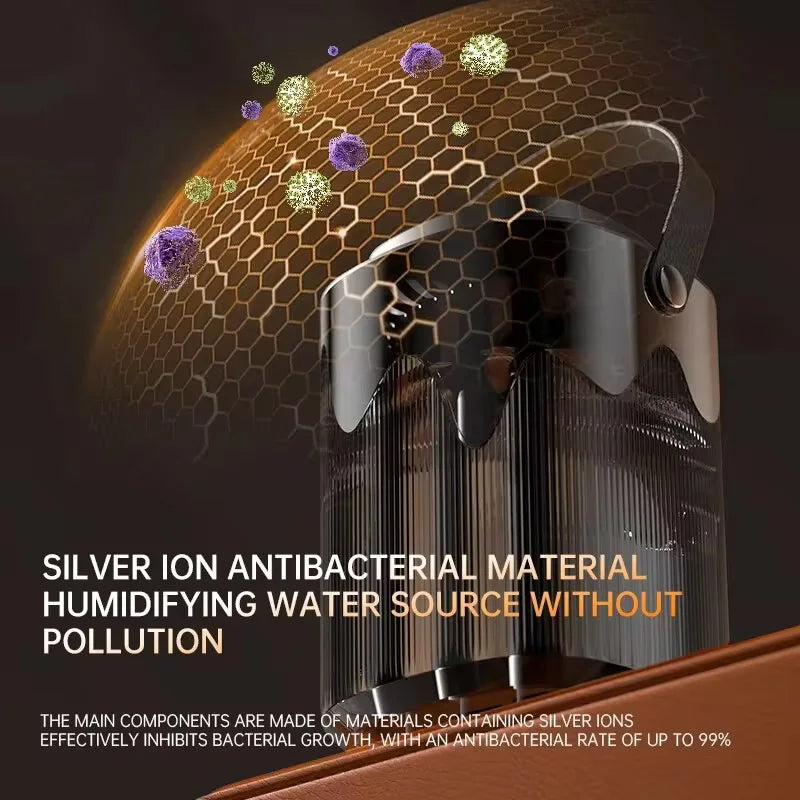 Humidificador de aire de 3L, difusor de Aroma pequeño portátil, 3 puertos de pulverización, humidificador usb de gran capacidad, máquina de niebla de aceite esencial para el hogar