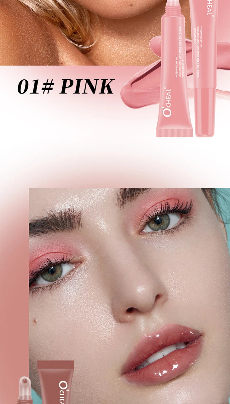 Bálsamo labial hidratante, espejo, brillo de labios, vainilla, menta, café helado, pastel, olor, lápiz labial, maquillaje de aceite de labios transparente