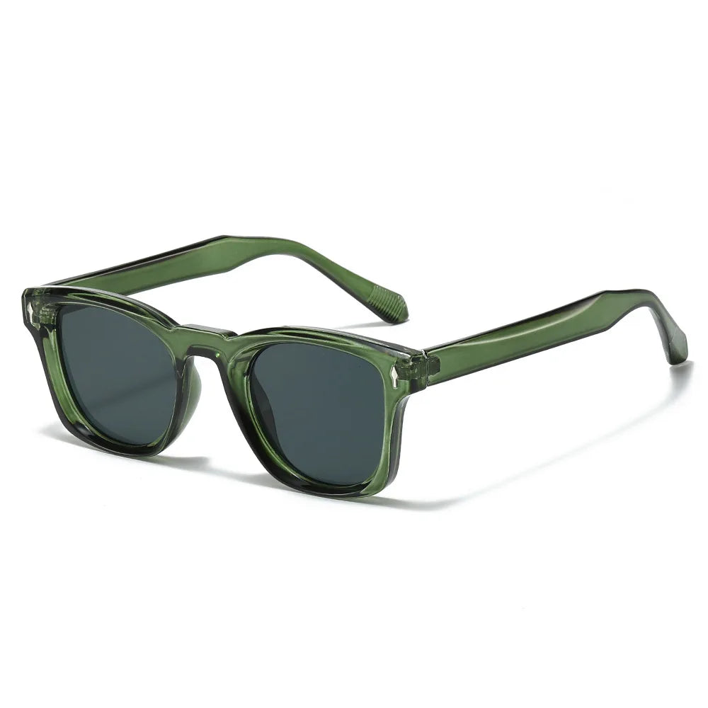 2025 Nuevas gafas de sol cuadradas para hombres Arrove Docration Fashion Simplify Gafas de sol unisex UV400 Adecuado para una escena versátil