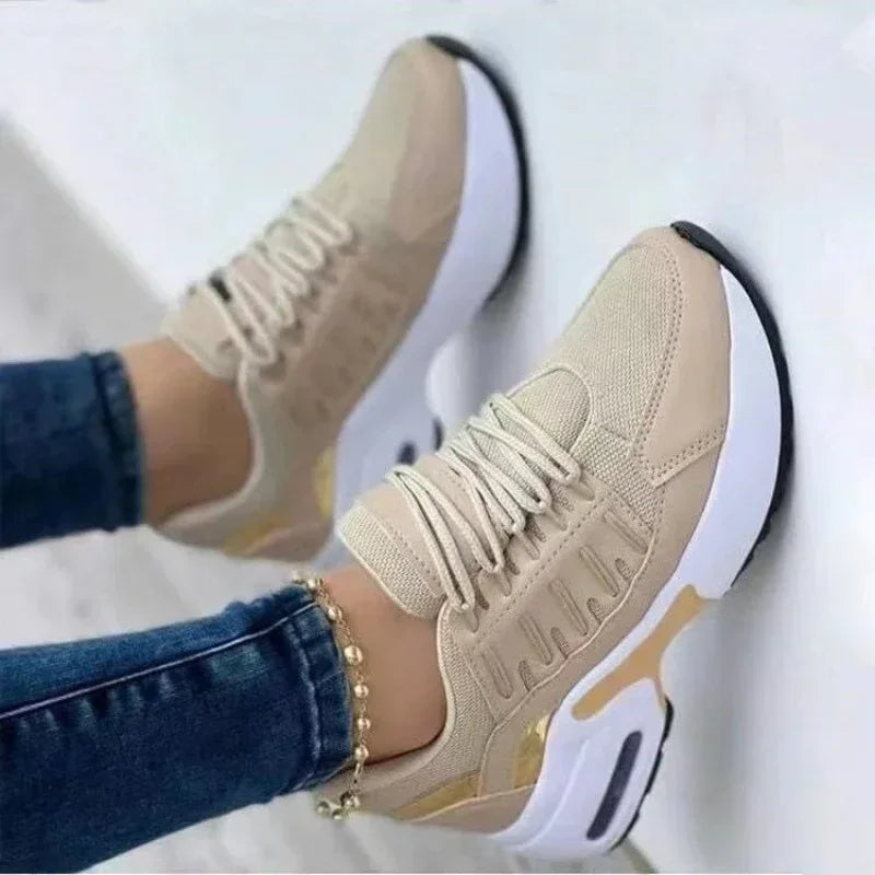 Tenis Mujer Zapatillas De deporte plataforma zapatos casuales para Mujer 2025 nueva comodidad malla antideslizante Zapatillas De correr De talla grande Zapatillas De Mujer