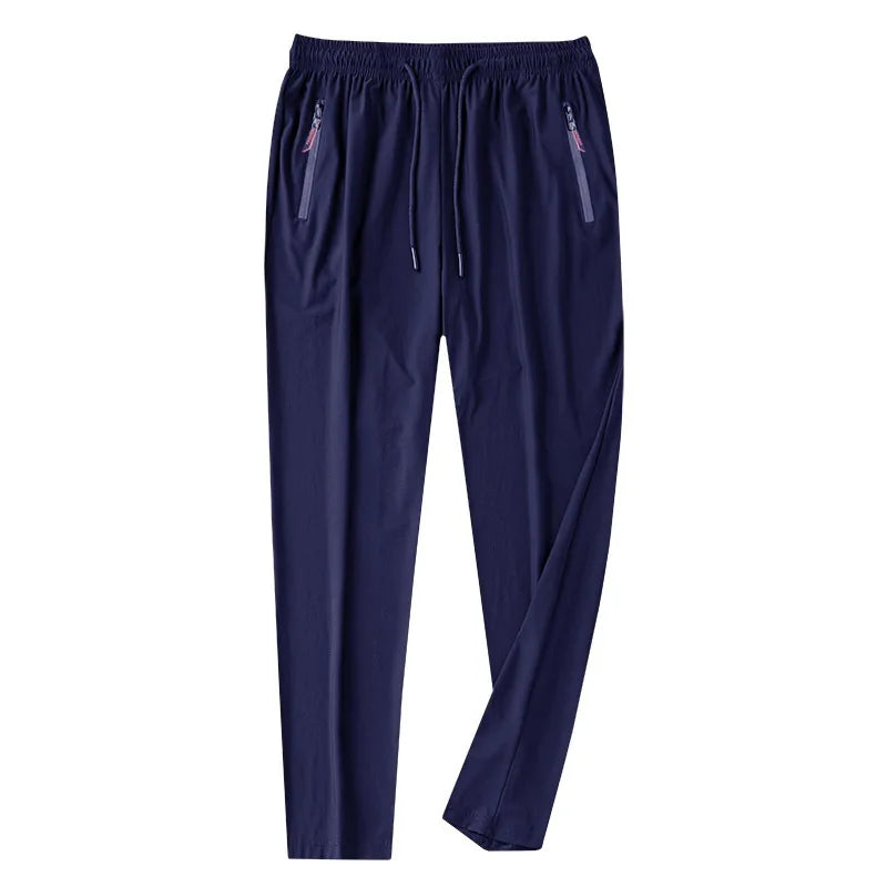2025 Pantalones para correr para hombre Pantalones casuales finos de secado rápido Pantalones deportivos con bolsillos con cremallera Ropa deportiva Correr Pantalones deportivos para correr