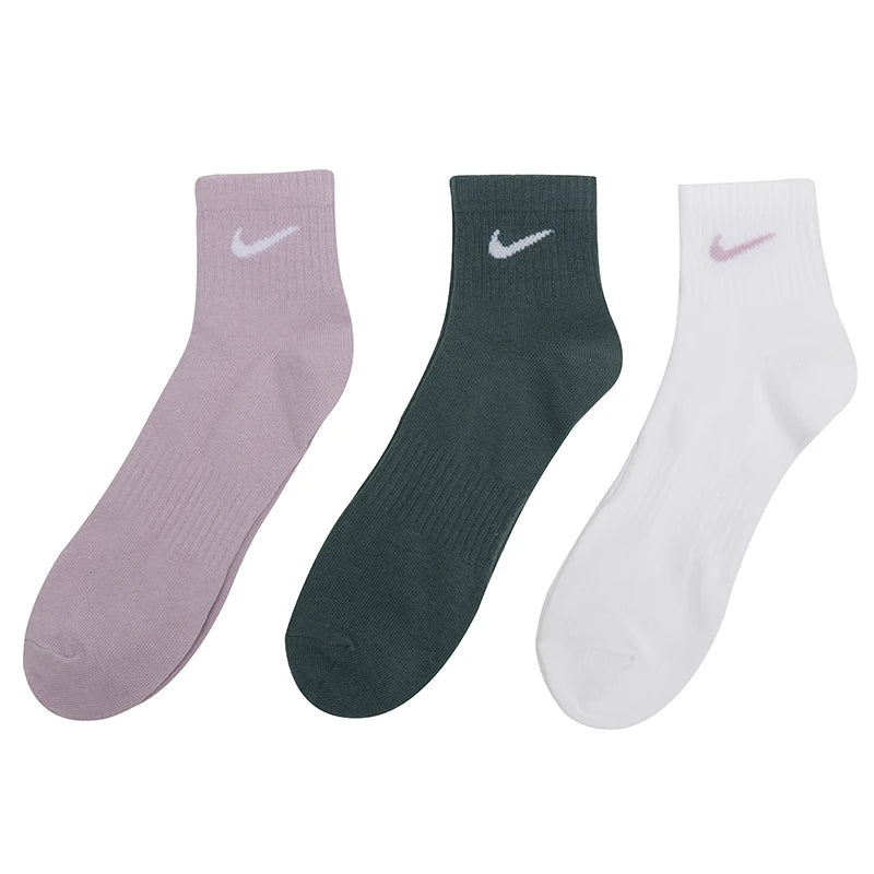Calcetines Nike, calcetines para hombre, calcetines para mujer, calcetines de baloncesto transpirables y cómodos, calcetines informales (3 pares)