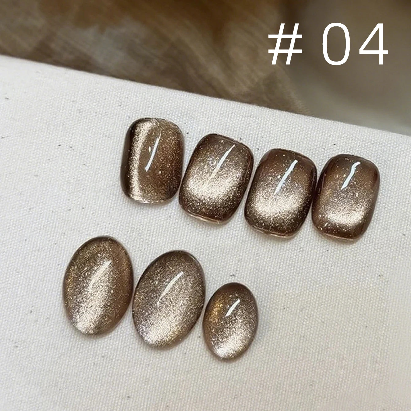 1-12 Uds. Esmalte de Uñas en Gel Magnético Ojo de Gato Marrón con Luz Azul, Larga Duración, Novedad 2026, Suministros para Uñas, Arte de Uñas, Venta Caliente