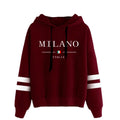 Sudaderas con capucha para mujer, gran oferta, estampado, jerséis versátiles diarios, ropa deportiva para correr a rayas, Tops informales con capucha para mujer