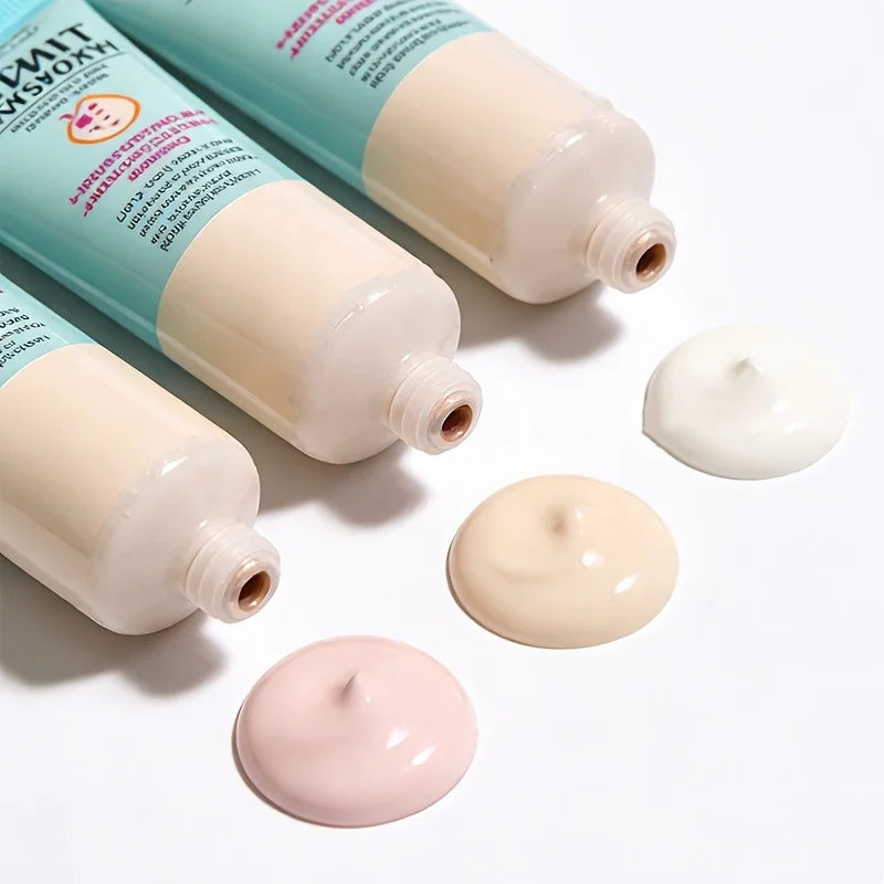 Prebase con Color, Suaviza la Piel, Disimula Poros y Líneas Finas, Resistente al Agua y al Sudor, Ligera, Aspecto Natural