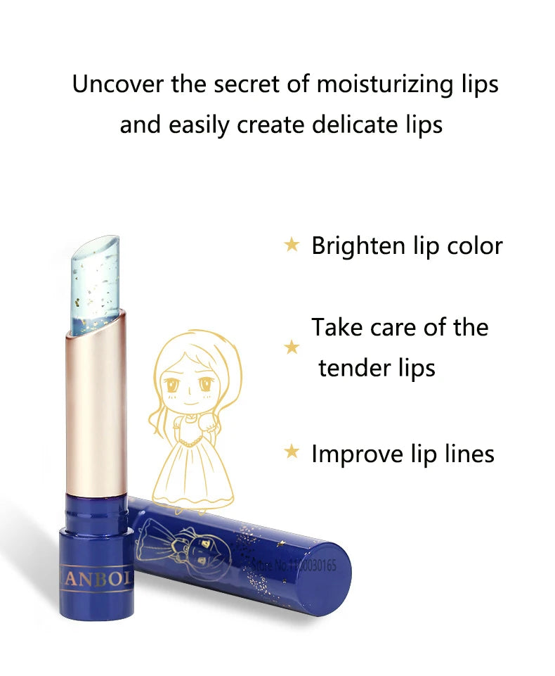 Brillo de labios de doble Color, bálsamo labial hidratante, gelatina decolorante, resistente al agua, antigrietas, cuidado de los labios, cosméticos para estudiantes, lápiz labial