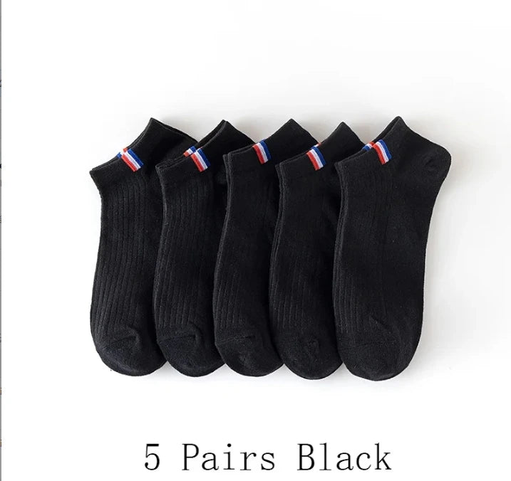 5/10/20/30 pares de calcetines tobilleros para hombre, calcetines invisibles transpirables con letras a la moda, estilo deportivo, a prueba de olores, absorbentes del sudor
