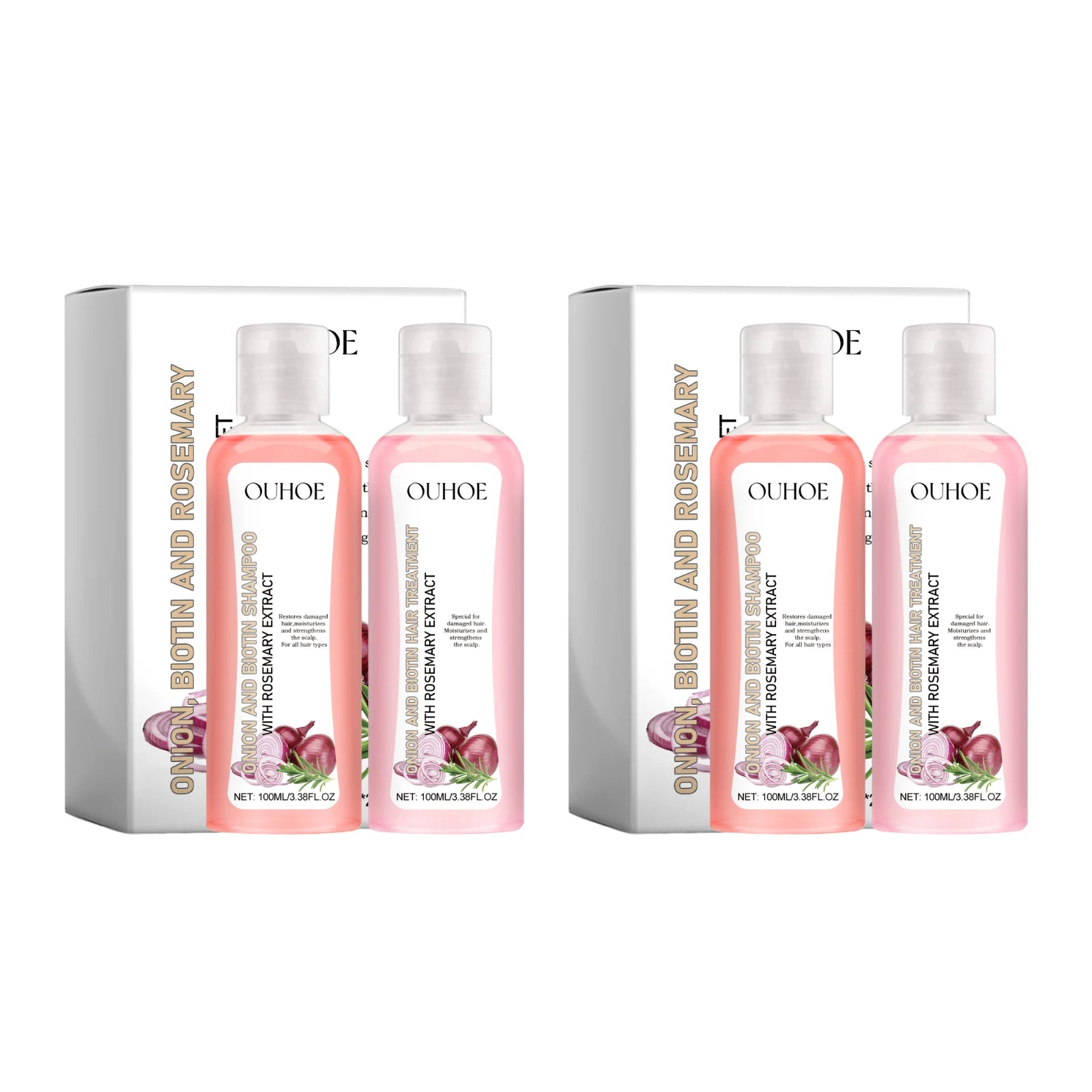 Biotina-Juego de champú de Romero para el cuidado del cabello, acondicionador para todo tipo de cabellos, libre de Parabeno, regalo para el cuidado del cabello saludable