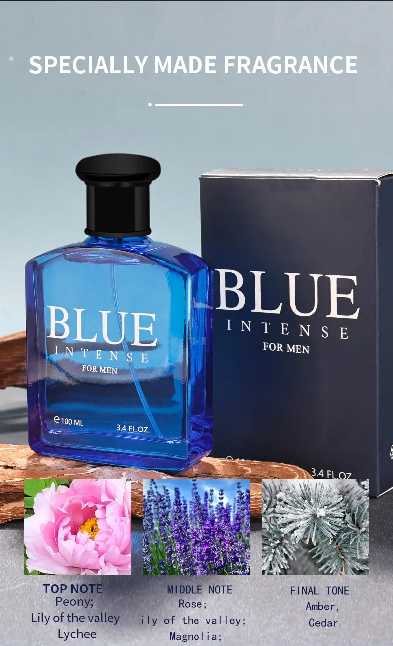 Perfume de Marca de 100 ml, Perfume Masculino Musk, Spray de Larga Duración, Fragancia Floral Ligera, Regalo Romántico y Seductor