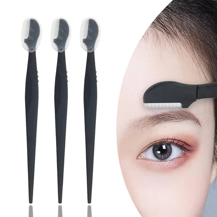 6/12/18 piezas de microcuchillas desechables para cejas, seguras y fáciles de usar, herramientas de maquillaje para principiantes.