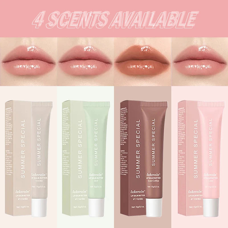 Bálsamo labial hidratante de verano, bálsamo labial hidratante para mantequilla, cuidado diario, bálsamo labial, maquillaje de aceite labial