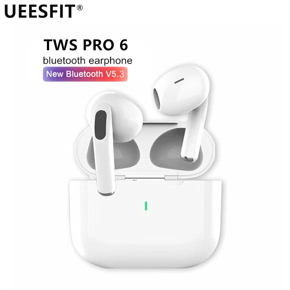 Auriculares inalámbricos Bluetooth UEESFIT TWS, auriculares internos Air Pro, auriculares deportivos con cancelación de ruido ANC para IPhone y Android