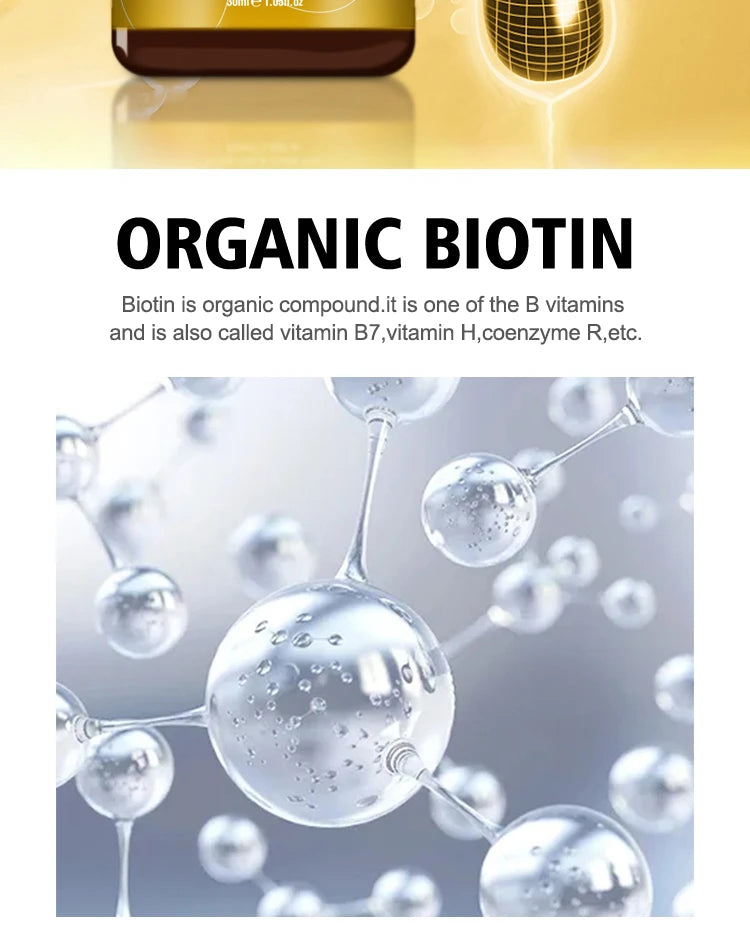PURC Biotina champú acondicionador para el cabello para hombres y mujeres limpieza del cuero cabelludo raíz del cabello nutre aceite suavizante mascarilla para el cabello conjunto de productos para el cuidado