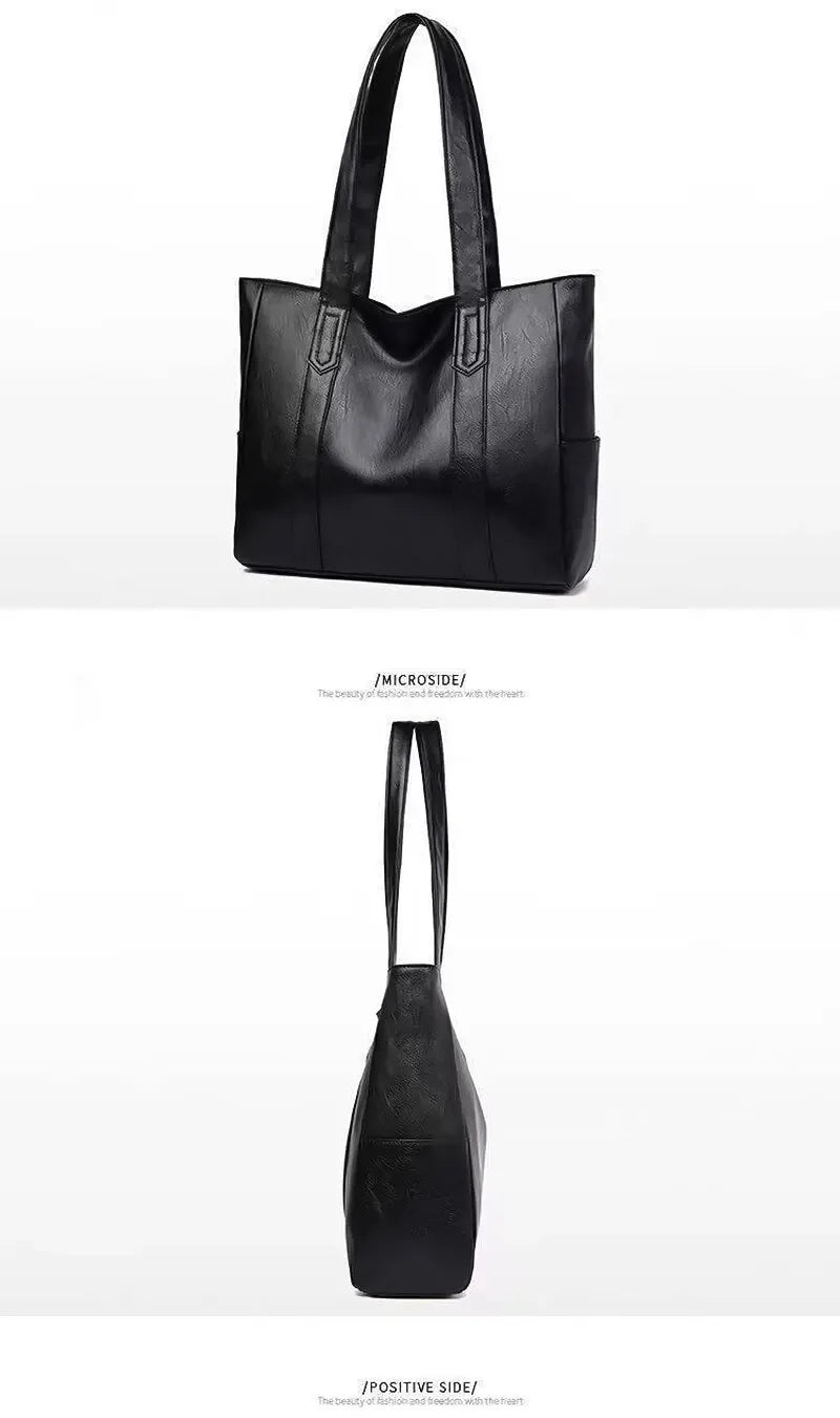 Bolso de mano grande Vintage con capacidad de 2025, bolso informal de hombro vegano Retro para mujer para ir al trabajo