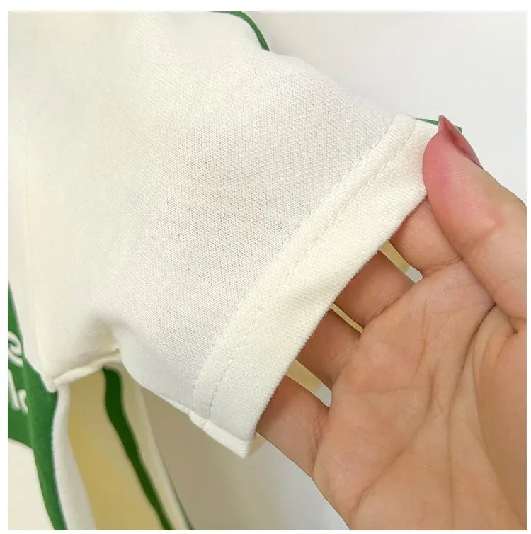 Traje de manga corta para niños, conjunto a rayas para niñas y niños, Tops de verano + ropa corta para bebés, novedad de 2024