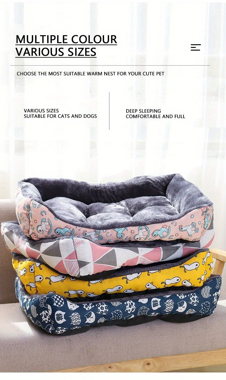 Cama para perros, cojín para sofá, suministros para mascotas de temporada, suministros suaves y cómodos, camas para gatos grandes, medianas y pequeñas para el hogar