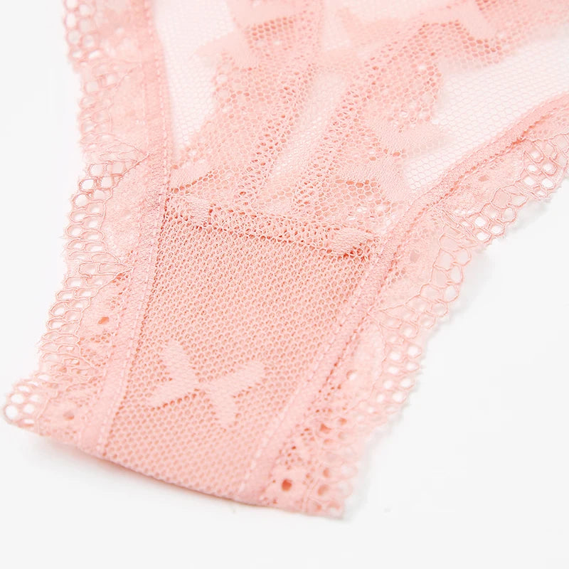 3 uds FINETOO Tanga para mujer bragas de encaje Tanga Sexy para mujer ropa interior de cintura baja comodidad sólida calzoncillos femeninos lencería S-XL