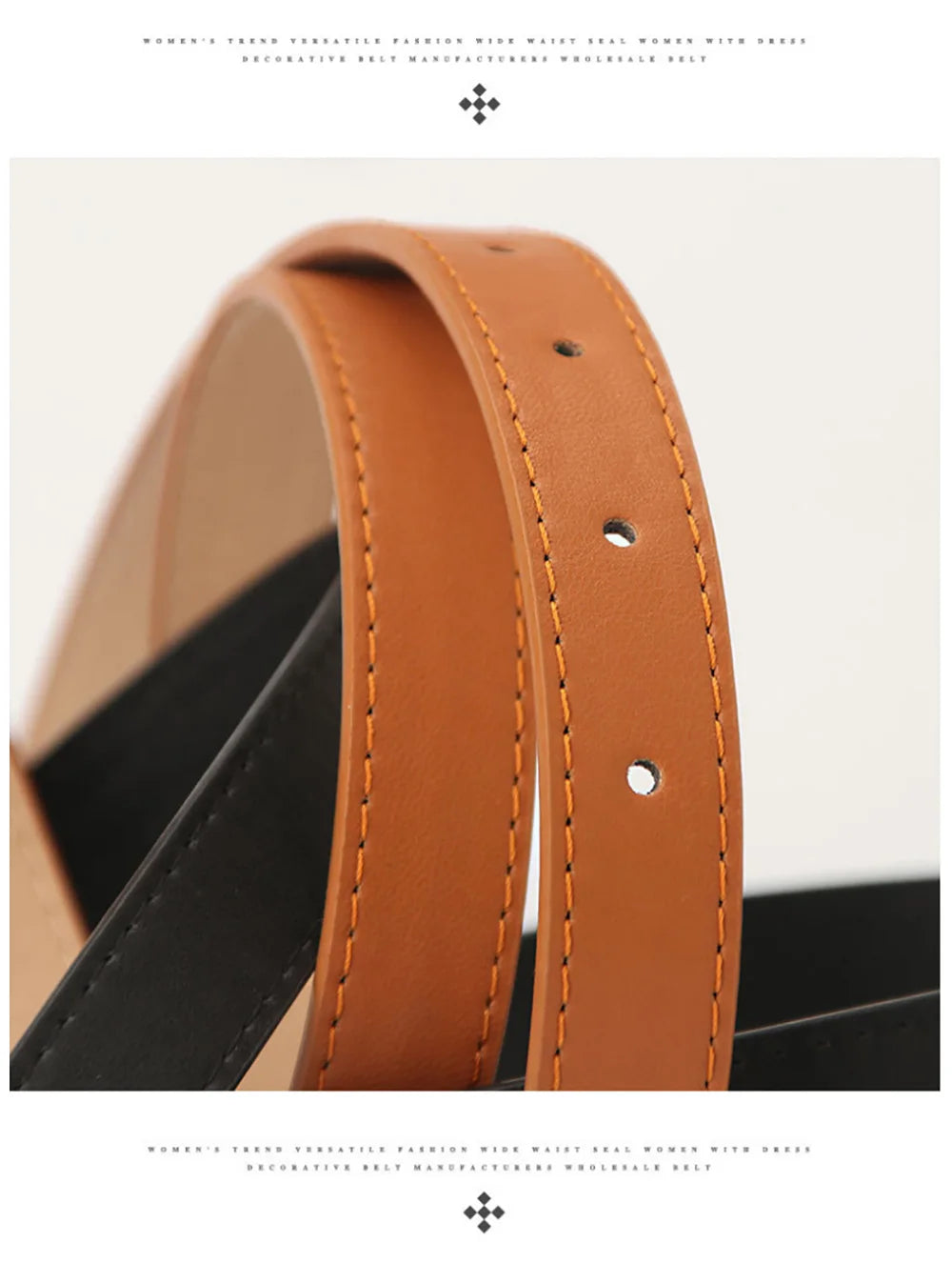 Cinturones de piel sintética para mujer, cinturón con hebilla de Metal Simple, vestido para niña, pantalones vaqueros, cinturones para mujer, marca de diseñador de lujo 2024
