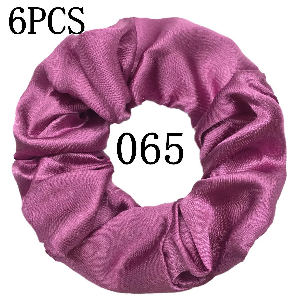 6 unids/lote, bandas para el pelo, lazos, cuerdas, soporte para cola de caballo para mujeres o niñas, accesorios, tocados de satén, Color sólido 100