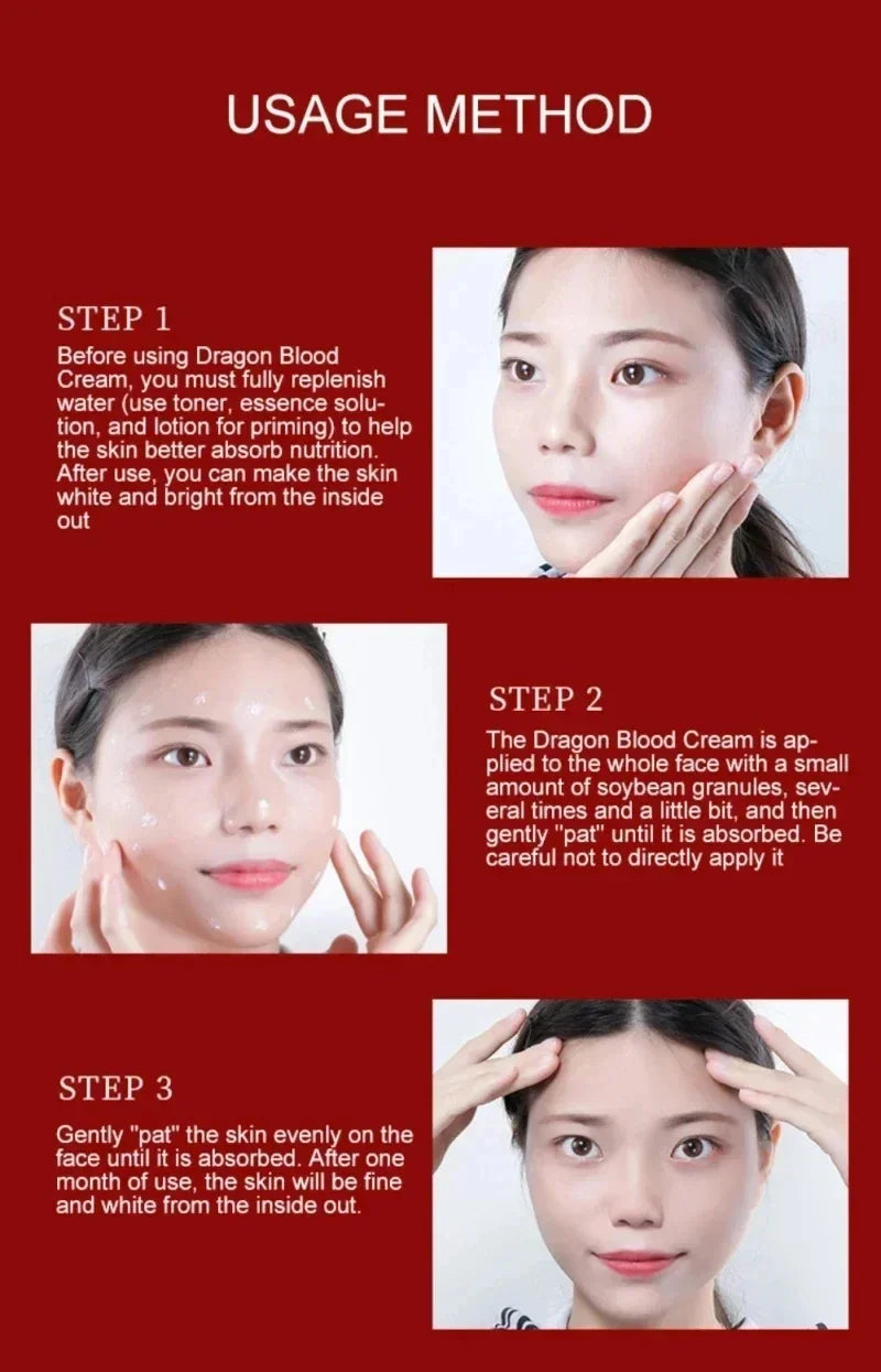 Crema facial de sangre de dragón, Retinol, Placenta, esencia iluminadora, reafirmante, cuidado de la piel, Cosméticos Coreanos