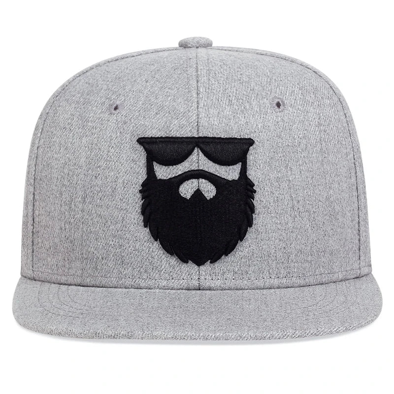 Moda hombres mujeres algodón Snapback sombrero Hip Hop gorra de béisbol barba viejo hombres bordado gorras de camionero ajustable ocio al aire libre sombreros