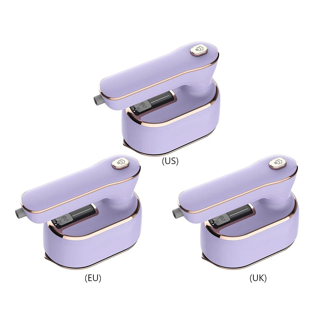 Mini plancha de vapor portátil de mano, vaporizador de ropa en seco y húmedo, doble máquina de planchado de tela para el hogar, Gadget de viaje para el hogar