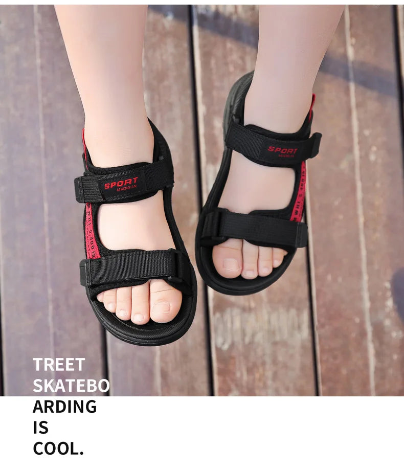 Sandalias de verano para niños, zapatillas de moda para niños y niñas, zapatos de playa al aire libre, calzado antideslizante, gran oferta