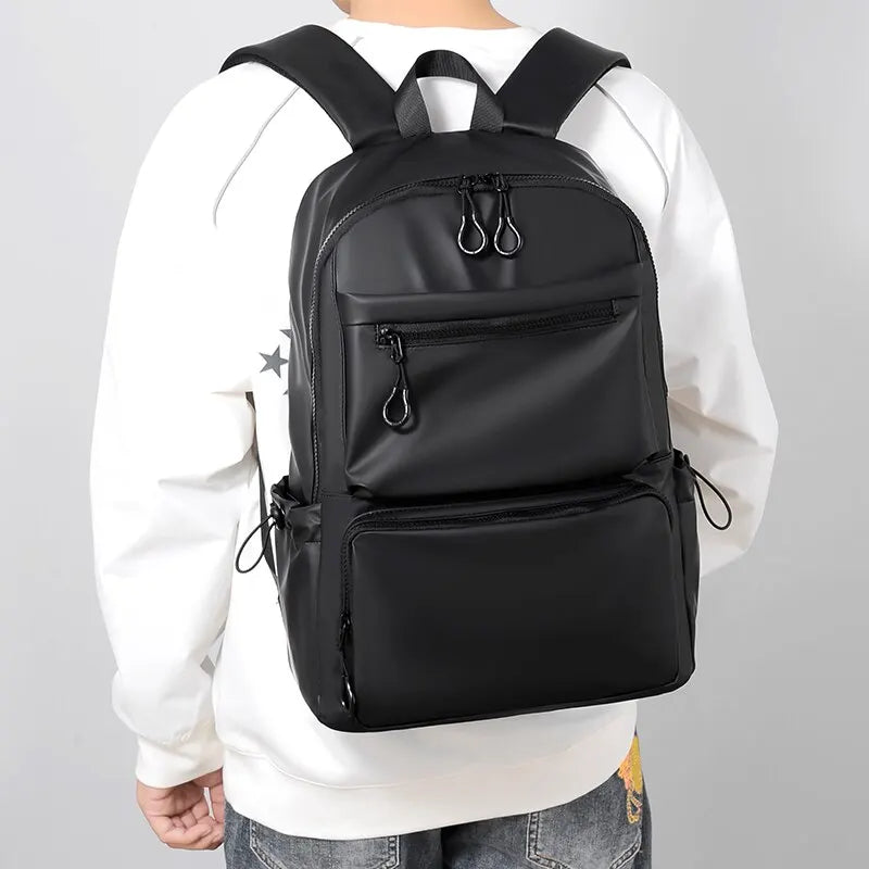 Mochila para ordenador de 14 pulgadas, mochila sencilla y duradera de gran capacidad para hombre, mochila de viaje ligera para hombre, mochila escolar para estudiantes