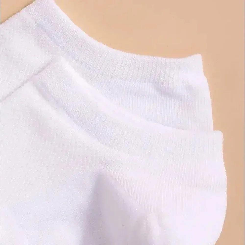 10/20 pares de calcetines náuticos informales Unisex de Color liso, finos, transpirables, cómodos, antiolor, absorbentes del sudor, calcetines tobilleros de corte bajo para hombres y mujeres