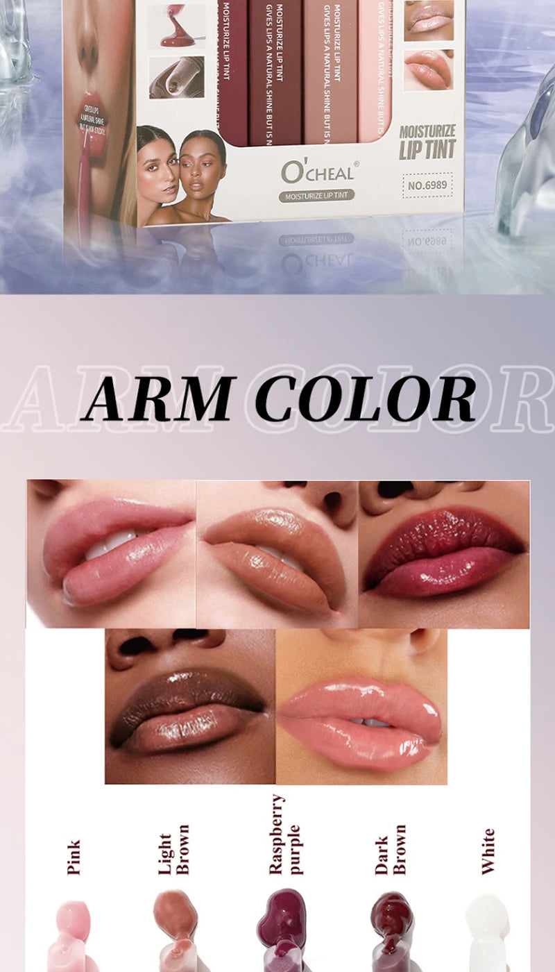 Bálsamo labial hidratante, espejo, brillo de labios, vainilla, menta, café helado, pastel, olor, lápiz labial, maquillaje de aceite de labios transparente