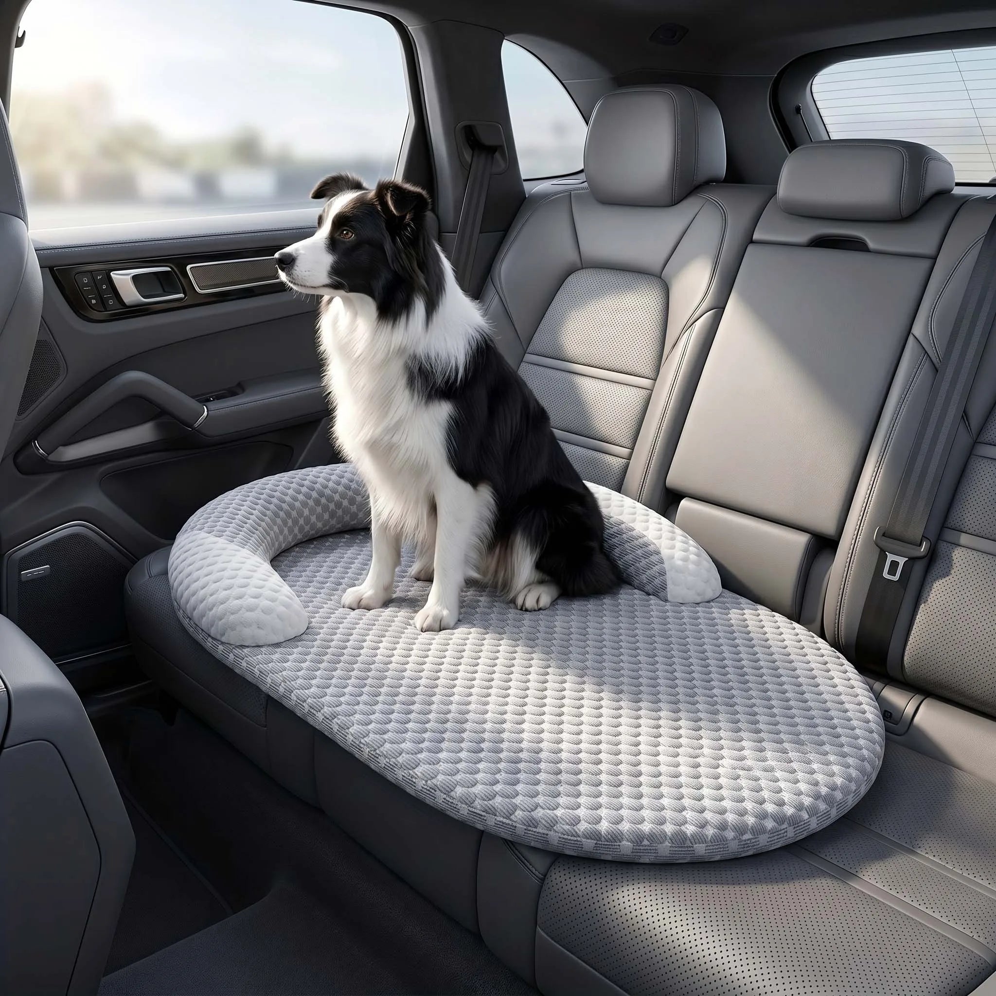 Cama refrescante para perros, colchoneta de seda helada para gatos, nido ovalado para mascotas, almohadilla transpirable de disipación de calor para perros pequeños, medianos y grandes, y gatos.