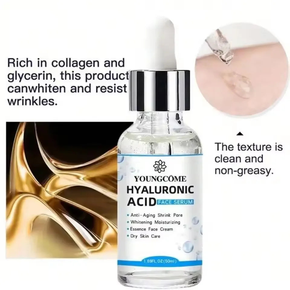 El ácido hialurónico ilumina el tono de la piel, reduce la piel seca hidratante Facial, hace que su piel suaviza productos coreanos para el cuidado de la piel