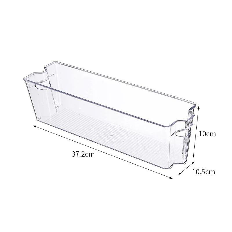 Caja de almacenamiento transparente para refrigerador, organizador de frutas y verduras, contenedor transparente para cocina, almacenamiento de alimentos y bebidas, 2030