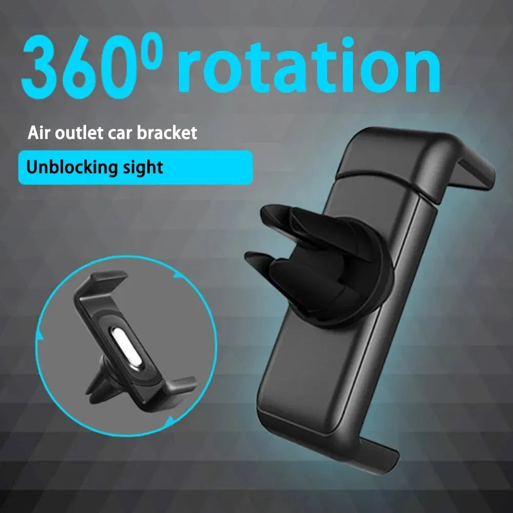 Soporte Universal para teléfono móvil, Clip de montaje para salida de aire de coche, soporte para teléfono móvil ABS, soporte para teléfono para coche, accesorios interiores