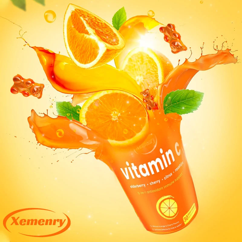 Gomitas de vitamina C: maximiza la absorción, fortalece el sistema inmunológico y promueve la producción de colágeno, antioxidante