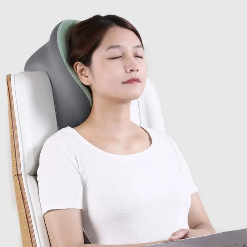 Almohada de viaje portátil en forma de U, almohadas para dormir de espuma viscoelástica, almohada para siesta en la oficina, cojín para el cuello de avión y coche, soporte ergonómico para la cabeza