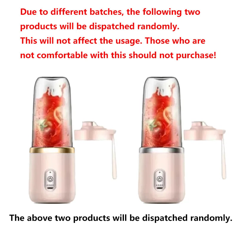 Vaso Mezclador Portátil USB, Mini Licuadora Personal de Mano para Viajes, Vasos Individuales o Dobles para Batidos de Frutas y Verduras, con Cepillo de Limpieza