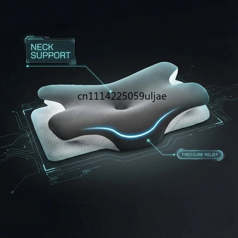 Almohada Ergonómica para el Cuello 2026 |   Transpirable |   Soporte Cervical, Diseño |   Para Dormir Boca Arriba y de Lado |   Padres y Ancianos