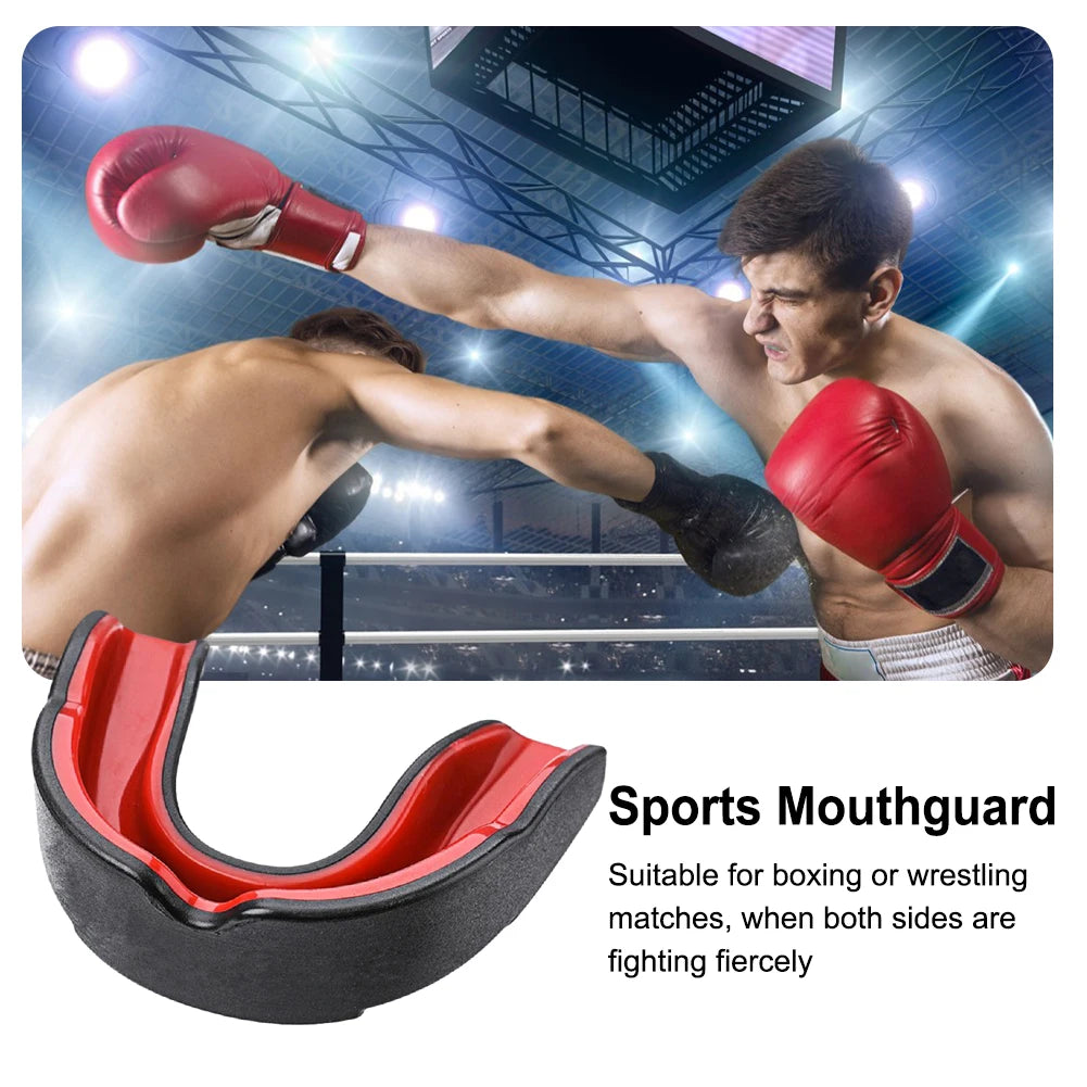 Protector bucal para boxeo, protector de goma para artes marciales MMA, protector bucal deportivo para fútbol, lucha, Hockey, Lacrosse, boxeo
