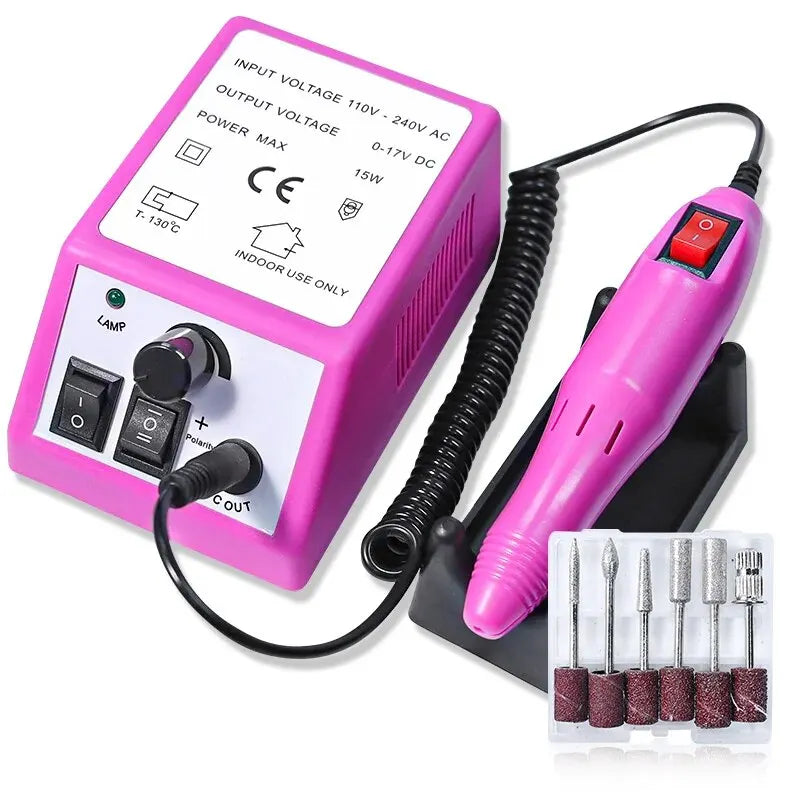 20000rpm, máquina de taladro de uñas profesional, lima de uñas eléctrica para manicura, uñas y manicura