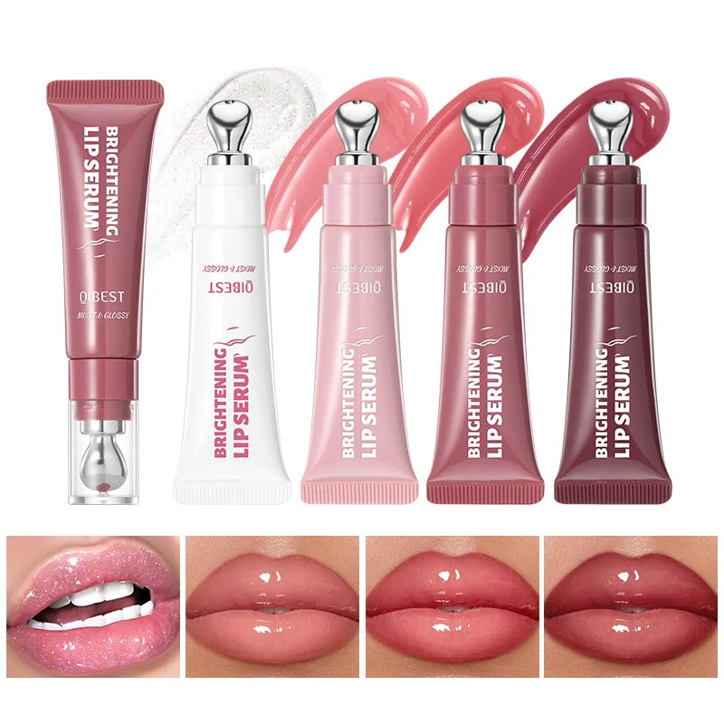 Loción labial hidratante, esencia, brillo labial hidratante y hidratante para mujer, brillo de labios Natural, brillo de labios hidratante