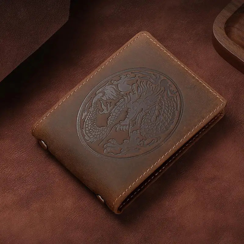 Tarjetero de cuero auténtico para hombre, cartera para documentos de coche, de alta calidad, para licencia de conducir, 8,2x10,5 cm