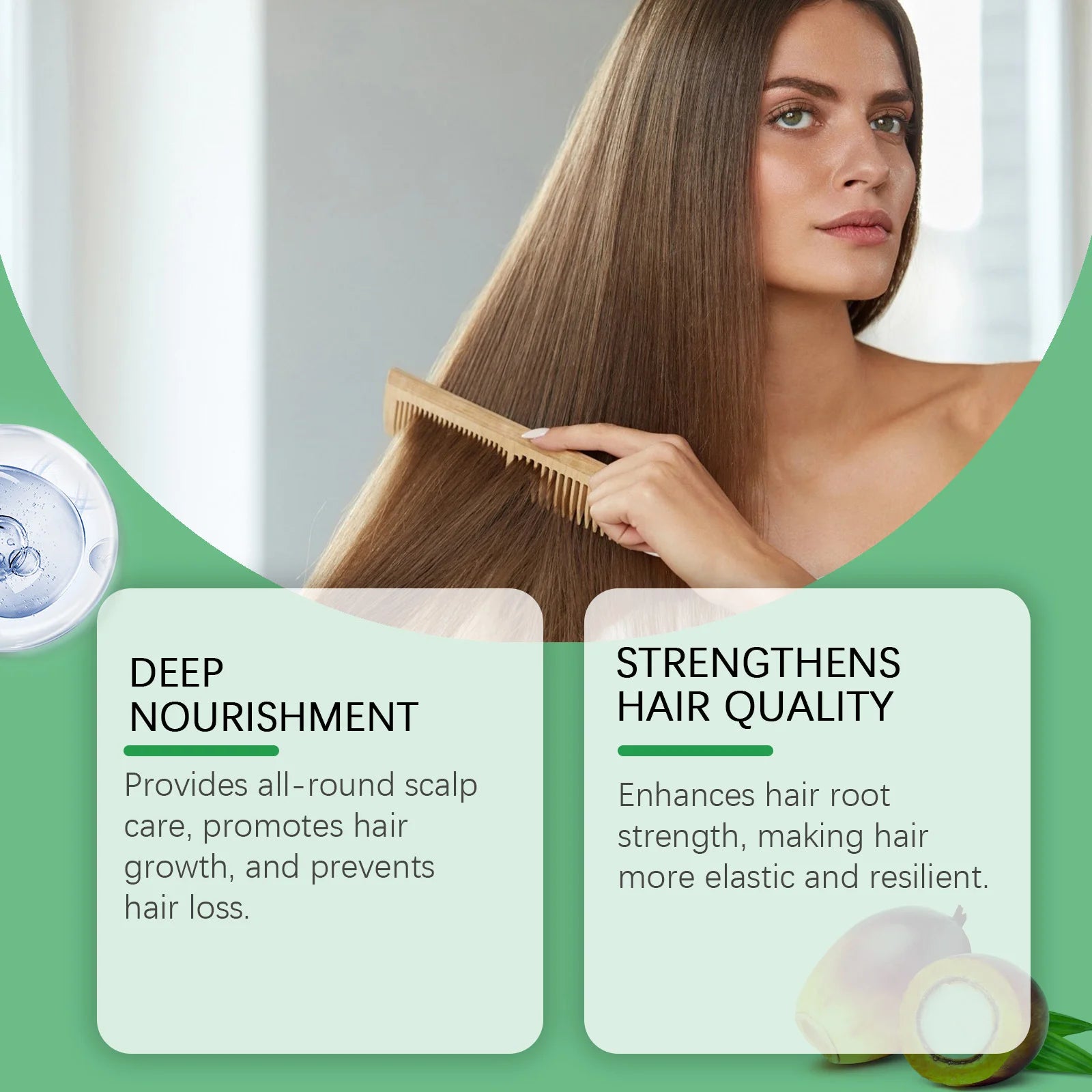 Champú Batana puro para fortalecer el cabello, crema hidratante para restaurar el cabello dañado y frágil, antipérdida, mejora la caspa, cuidado del Control del aceite del cuero cabelludo