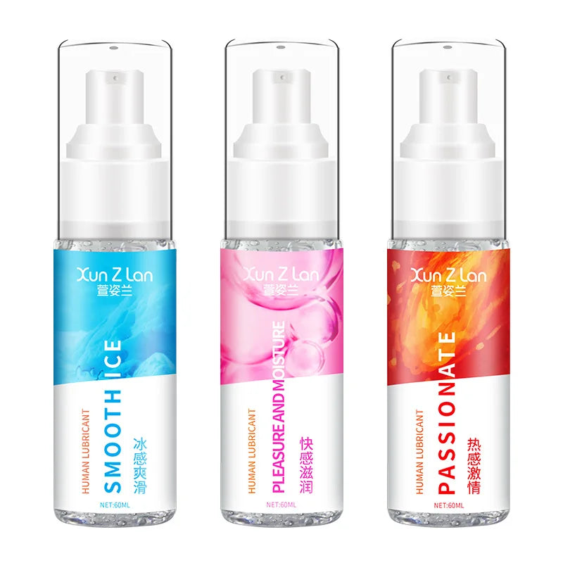 Lubricante refrescante y lubricante calentador para parejas, Gel intenso para orgasmo, 60ml, pasión, humedad del placer, lubricante de hielo suave para Vagina Anal