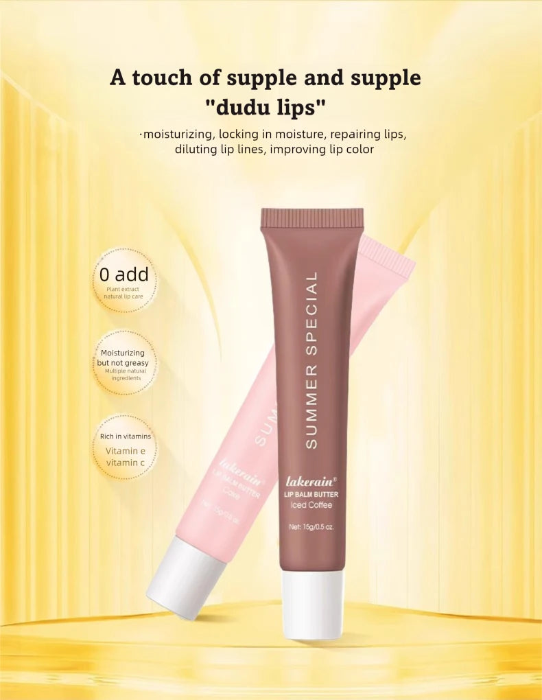 Bálsamo labial hidratante de verano, bálsamo labial hidratante para mantequilla, cuidado diario, bálsamo labial, maquillaje de aceite labial