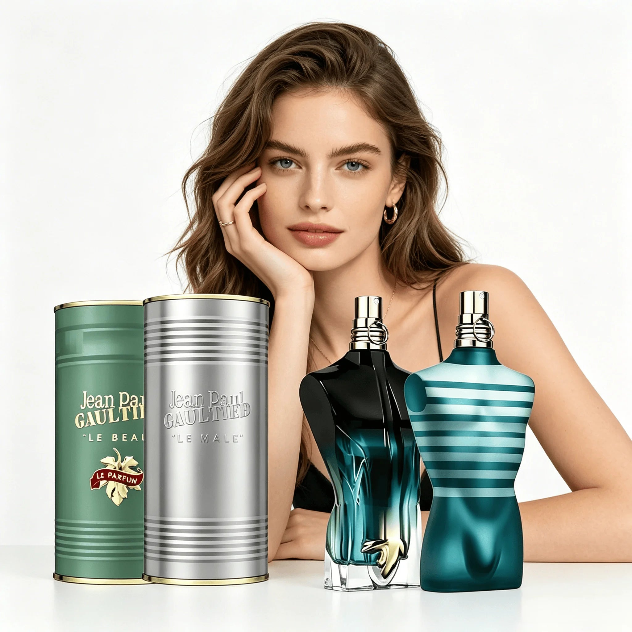 Jean Paul Gaultier Le Beau Le Parfum 4.2Oz Perfume para Hombre, Aroma Oriental Fresco de Larga Duración, Fragancia Elegante y de Lujo, Perfume de Diseñador Popular de Alta Demanda