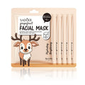 5 uds SADOER dibujos animados frutas frescas máscaras faciales hidratante calmante iluminador mascarilla Facial hidratante para el cuidado de la piel Facial