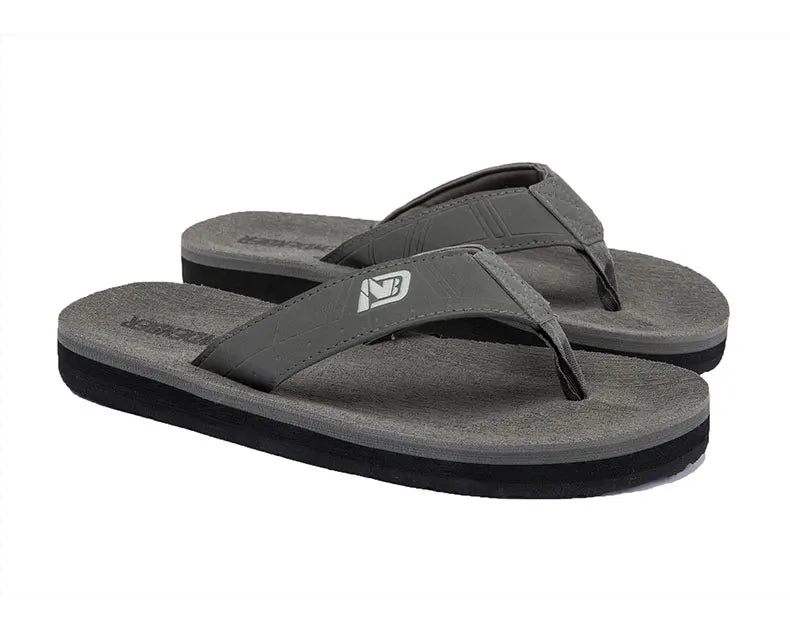 Chanclas informales para hombre, sandalias de playa, antideslizantes, planas, zapatos de casa para interiores, Verano